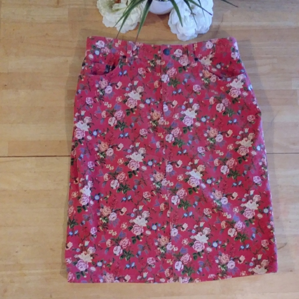 Floral skirt